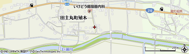 福岡県久留米市田主丸町殖木425周辺の地図