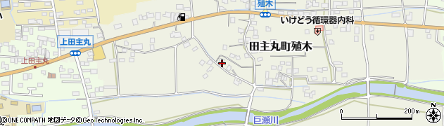福岡県久留米市田主丸町殖木372周辺の地図