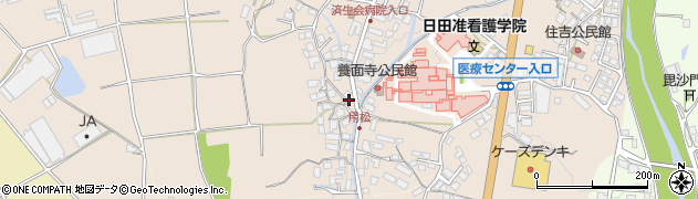 大分県日田市清水町846周辺の地図