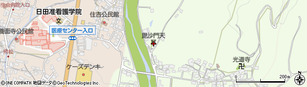 大分県日田市西有田709周辺の地図