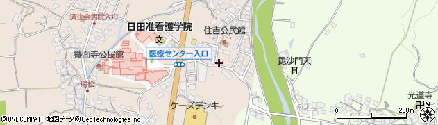 大分県日田市清水町686周辺の地図