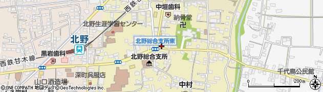 福岡県久留米市北野町中234周辺の地図