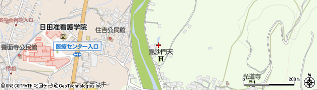 大分県日田市西有田710周辺の地図