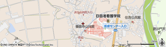 大分県日田市清水町822周辺の地図