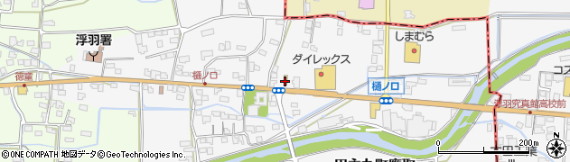 モスバーガー 田主丸店周辺の地図