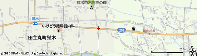 福岡県久留米市田主丸町殖木457周辺の地図