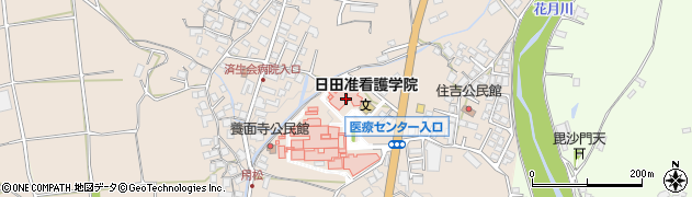 大分県日田市清水町802周辺の地図