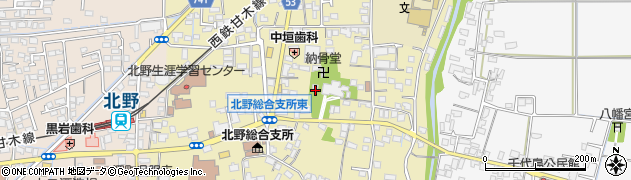 福岡県久留米市北野町中222周辺の地図
