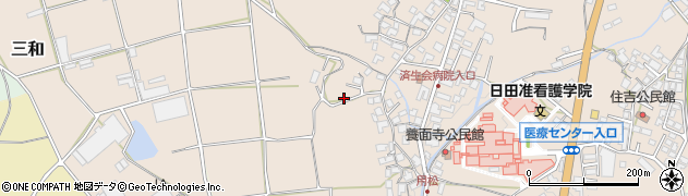 大分県日田市清水町1646周辺の地図