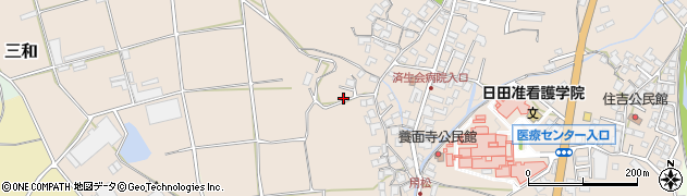 大分県日田市清水町1644周辺の地図