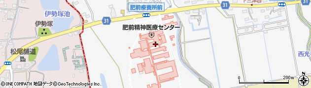 ヤマザキＹショップ肥前精神医療センター店周辺の地図