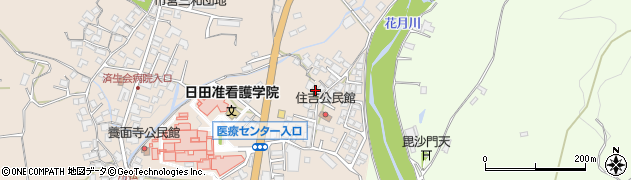 大分県日田市清水町701周辺の地図