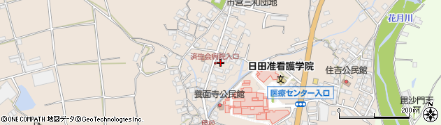 大分県日田市清水町820周辺の地図