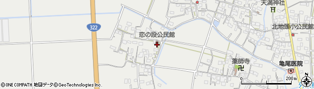 福岡県久留米市宮ノ陣町若松1970周辺の地図