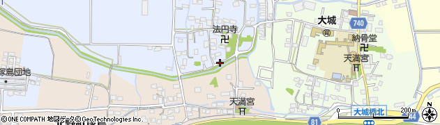 福岡県久留米市北野町仁王丸48周辺の地図