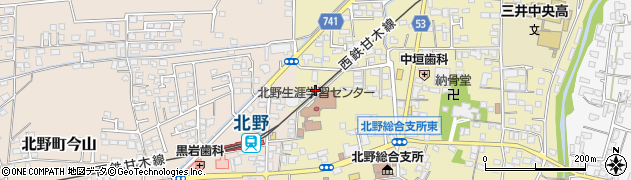 福岡県久留米市北野町中275周辺の地図