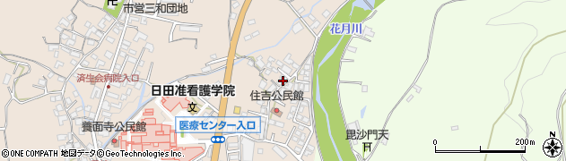 大分県日田市清水町697周辺の地図