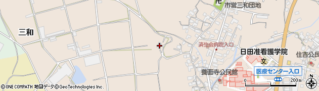 大分県日田市清水町1622周辺の地図