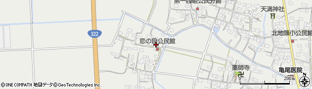 福岡県久留米市宮ノ陣町若松1952周辺の地図