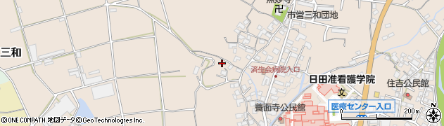 大分県日田市清水町1620周辺の地図