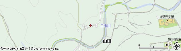 大分県日田市山田347周辺の地図