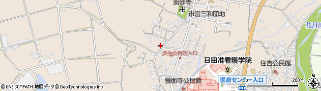 大分県日田市清水町888周辺の地図