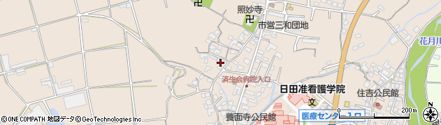 大分県日田市清水町887周辺の地図