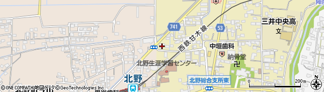 福岡県久留米市北野町中283周辺の地図