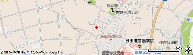 大分県日田市清水町881周辺の地図