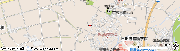 大分県日田市清水町878周辺の地図
