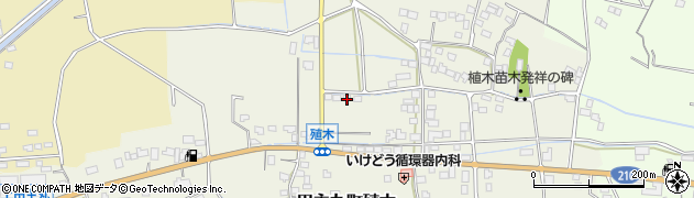 福岡県久留米市田主丸町殖木173周辺の地図