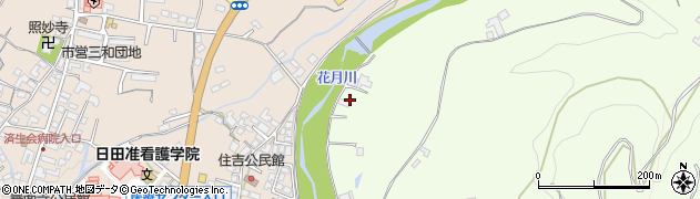 大分県日田市西有田718周辺の地図