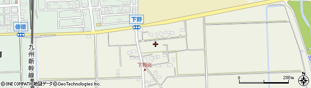 佐賀県鳥栖市下野町205周辺の地図