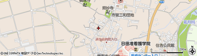 大分県日田市清水町885周辺の地図