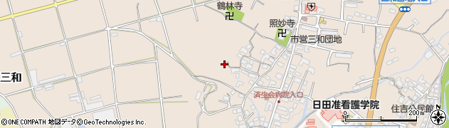 大分県日田市清水町1609周辺の地図