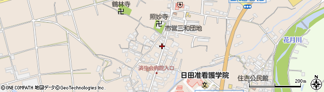 大分県日田市清水町899周辺の地図