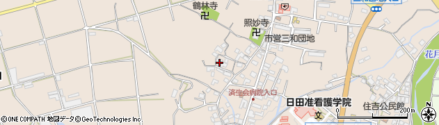 大分県日田市清水町1506周辺の地図