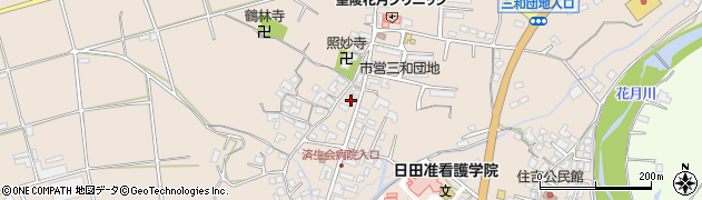 大分県日田市清水町898周辺の地図