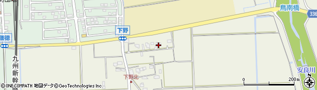 佐賀県鳥栖市下野町189周辺の地図