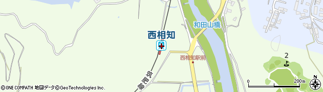 西相知駅周辺の地図
