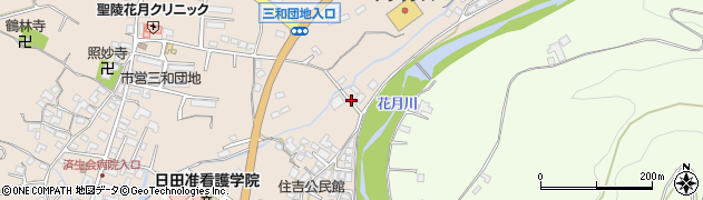 大分県日田市清水町724周辺の地図