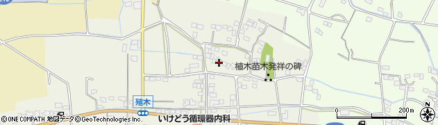 福岡県久留米市田主丸町殖木66周辺の地図