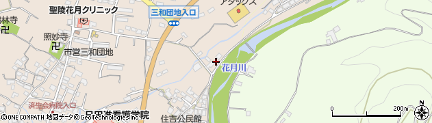大分県日田市清水町726周辺の地図