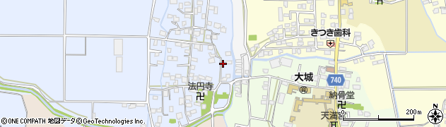 福岡県久留米市北野町仁王丸90周辺の地図