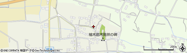 福岡県久留米市田主丸町殖木121周辺の地図