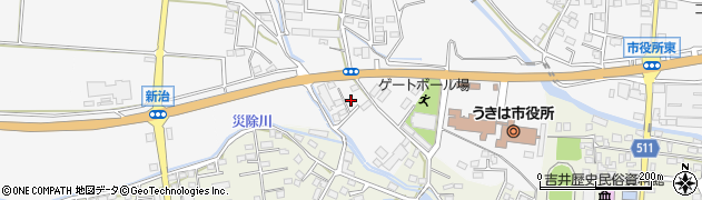 菊池医院周辺の地図