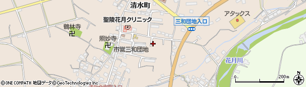 大分県日田市清水町928周辺の地図