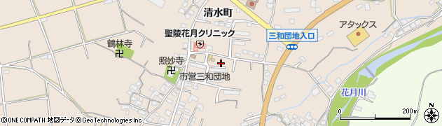 大分県日田市清水町929周辺の地図