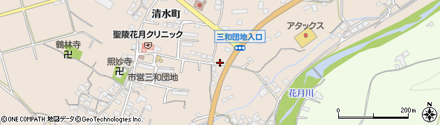 大分県日田市清水町976周辺の地図