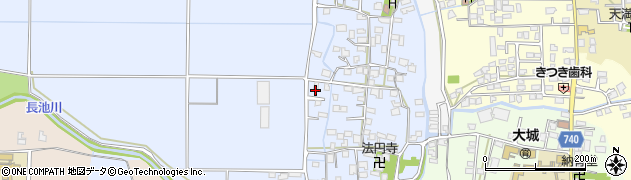 福岡県久留米市北野町仁王丸373周辺の地図
